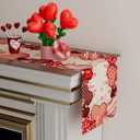 XCHI Love Hearts Valentine's Day Table Runner Table Decoration for Party Home Kitchen Dining Holiday Decor 13x120 Inch