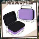 Relaxweex EVA Hard Case with Customizable Foam 13.5 x 9.8 x 5.5 Inch Protective EVA Carrying Case Shockproof Outdoor for Camera, Digital Products, Electronic Instruments with Knife, Purple