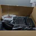 GTPLAYER Big and Tall Gaming Chair with Footrest, Ergonomic Office Desk Chair with 4.4in Thick Cushion and Wide Wingless Seat, Comfortable Leather Computer Chair, Predator Series, Black