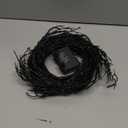 9FT 72 LED Halloween Decorations Willow Vine Twig Garland with Timer & 8 Modes Orange Lights, Battery Operated Halloween Garland for Mantel Table Indoor Home Decor