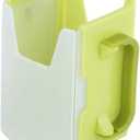 Adjustable Bottle Cup Holder Spill-proofMilk Box Drinking Bottle Cup Holder with Handle for Baby Toddler Kid Child Kitchen Tool (Green)