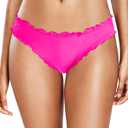 Tempt Me Women Twist Bikini Bottom Moderate High Cut Bathing Suit Bottoms Ruched Swimsuit Bottom, XS