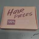 Human Hair Topper for Women No Bangs, 100% Remy Toppers Hair Pieces for Women, No Tangle & Smooth, 10 Inch #01 Jet Black