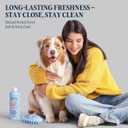 FLYDOG Dog Shampoo Itchy Skin Relief - Honeysuckle Anti Itch Dog Shampoo Sensitive Skin, Hypoallergenic All Natural Shampoo for Flaking & Odors, Reduces Sheddin (400ml)
