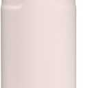 Stanley IceFlow Flip Straw 2.0 Water Bottle 36 oz | Built-In Straw with Larger Opening | Lightweight and Leak Resistant | Insulated Stainless Steel | BPA-Free | Rose Quartz