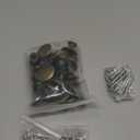 20 Pack Breen Bronze Round Antique Brass Kitchen Cabinet Knobs Cupboard Door Knobs Drawer Handle Pulls Dresser Knobs with 21 Pcs Screws for Bathroom Drawer Door Hardware