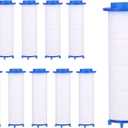 10pcs Shower Head Filter for Drivese, Turbo Shower Head Filters Replacement Water Cartridge Filter Core for Drivese Handheld Showerhead