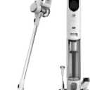 Tineco Pure ONE Station Cordless Vacuum Cleaner with 3L Auto Dust Base, Smart Stick Vacuum Cleaner Powerful Suction & Lightweight, ZeroTangle Brush for Hard Floor, Carpet & Pet Hair, White