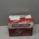 600 lbs Capacity Hand Winch with Steel Wire Rope and Handle 0900170