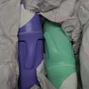 Tabor Place Set of 2 - Glass Sippy Cup for Toddlers - The Luca | Mint Green & Indigo Purple | Spill-Proof | Silicone Straw | 8 oz | Liquids Never Touch Plastic | Removable Handles