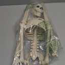 36" Halloween Skeleton, 3 ft Human Skeleton Full Body Posable Joints Plastic Skeleton for Halloween Decoration, Yard Patio Lawn Garden Skeleton Spooky Party Decoration Indoor Outdoor