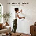 WADILE Peel and Stick Concrete Wall Panels 11.8"x23.6" PVC Faux Tile, 20 Pack