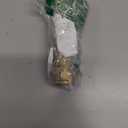 Eastman 5 Inch Long Pattern Compression Coupling, 1/2 Inch IPS x 3/4 Inch CTS, Brass Plumbing Fitting, 20543LF