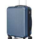 LIGHT FLIGHT 20 Inch Carry On Luggage 22x14x9 Airline Approved, Royal Blue