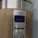 COOL KNIGHT Herb Grinder, Spice Grinder, Electric Grinder with Timer, 304 Stainless Steel Blades and Removable Stainless Steel Bowl, Large Capacity for Quick Grinding of Spices,Herbs,Coffee Beans,etc (Wood Grain 3)