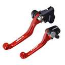 Adsspro Motorcycle Billet Foldable Brake Clutch Lever Handle CNC Aluminum Pivot for CRF150F CRF230F 2003-2020 CRF250F 2019-2022 CRF 230F 230 F 150F 150 250 250F Dirt Pit Bike Motocross Motorbike