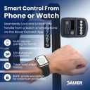 Bauer NE Bluetooth Keyless Entry Door Lock with Handle, Close Field Technology, Essential Camper Must Haves, Secure Trailer, Durable RV Door Latch, Convenient RV Lock Keyless Entry