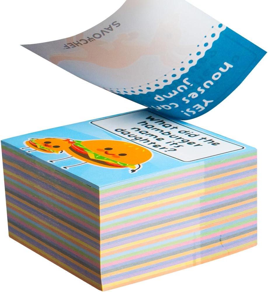 450 Joke Notes for Kids - Lunch Box Notes for Kids - Inspirational Motivational Notes for Children - Jokes and Puns for Boys and Girls - Great for Parties, Schools, Bake Sales, Picnics