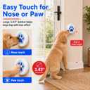 ChunHee Dog Training Bells for Door - Dog Door Bell for with 36 Custom Sounds | Dog Bell for Door Potty Training | Chew-Proof & Adjustable Volume (0-115dB) | Teach Puppies to Signal to Go Outside