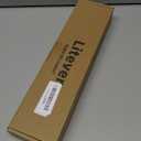 Litever Under Cabinet Lights Plug in, 6 pcs 12 Inches LED Light Strip Bars. Super Bright Dimmable Linkable for Kitchen Counter Above Cabinets Shelf Workbench Desk Closet Lighting. Daylight 5000K