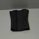 ALINBAIST Latex Waist Trainer for Women, High Compression Tummy Control Zipper Underbust Corset, Hourglass Body Shaper (Large, Black-zip&hooks)