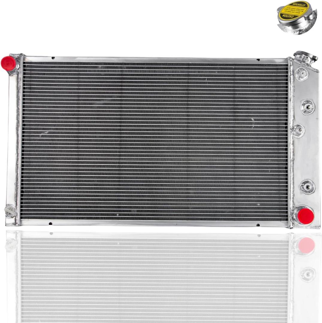 3 Row Aluminum Radiator For 1973-1986 Chevy/GMC C/K C10 C20 C30 K10 K20 K30 Truck 74 75 76 77 78 79 80 81 82 83 84 85 CC161 Radiators