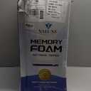 3 Inch Gel Memory Foam Mattress Topper Queen Size High Density Cooling Pad Pressure Relief Bed Topper (with Removable & Washable Bamboo Cover)