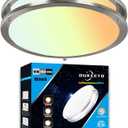 LED Flush Mount Ceiling Light - 10 Inch Ceiling Light Fixtures 3000/4000/5000K Adjustable, 16W (120W Equivalent), 1350LM, Dimmable Light Fixture for Bedroom, Kitchen, Bathroom, Energy Star, ETL