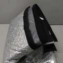 Magnetic Thermal Insulated Door Curtain 38 * 83",Door Cover Curtain Made of Oxford&Cotton&Aluminum Foil for Winter Blocks Drafts for Interior/Exterior Doors, Pet Friendly Energy Saver,Gray