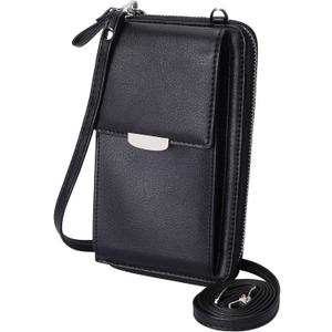 KUKOO Small Crossbody Bag Cell Phone Purse Wallet with Credit Card Slots for Women