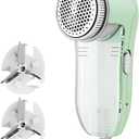 Fabric Shaver, Fuzz Balls Pills Lint Remover, AC120V Plug and Play (Honeydew Mint Green)