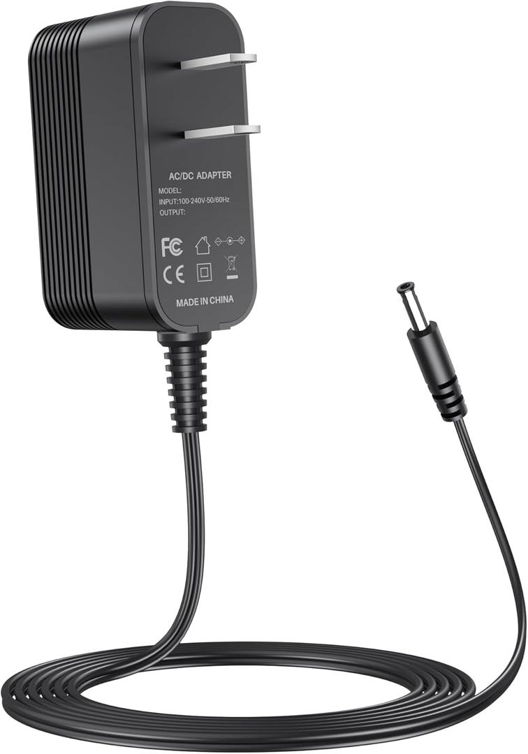 12V Charger for Stanley Fatmax Spotlight Power Adapter Compatible with Stanley SL10LEDS SL5W09 FL5W10 FL3WBD Fatmax Lithium LED Spotlight Power Supply (Not fit USB Connector)