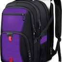 ANTERK Travel Backpack, 18.4 Inch Laptop Backpacks for Men Women, 55L Anti Theft Water Resistant College Bussiness TSA Airline Approved Work Computer Backpack, Purple