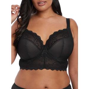 Elomi Women's Charley Bralette: Fashion-Forward Longline Style with Plunge Neckline Stretch Lace UK, (36F)