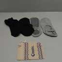 Ozaiic Pilates Socks for Women Non Slip Grip, Yoga Socks with Grippers for Barre, Hospital, Ballet, Dance, Barefoot Workout (One Size, 2p- Black/Gray)