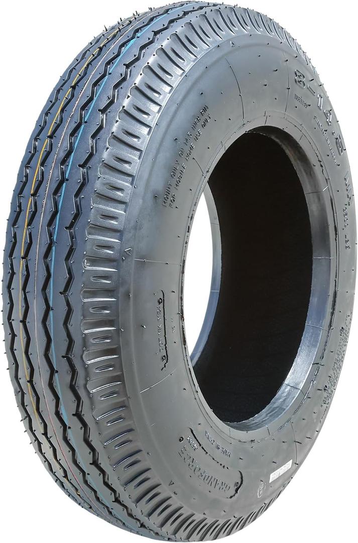 Grandforce GF704 Premium Mobile Home Trailer Tire-ST8-14.5 8X14.5 Load Range G LRG 14-Ply BSW Black Side Wall