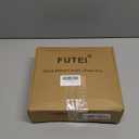 FUTEI White Decorative Throw Pillow Covers 18x18 Inch Set of 2,Soft Faux Fur Geometric Shapes Texture Cushion Case,Boho Home Decor for Couch Bed Living Room