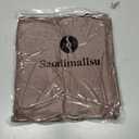 Saodimallsu Womens Summer Sleeveless Mini Dress Casual Polo Collared Button V Neck Knit Sweater Shirt Dresses (Brown)