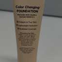 Luxe Research Color Changing Foundation  Instantly Adapts to Your Skin Tone  Buildable Light-to-Medium Coverage  12-Hour Wear  Natural Dewy Finish