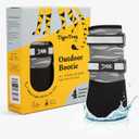 DOK TigerToes Premium Neoprene Dog Booties for Hot Pavement - Grip that Works Even When Twisted - Versatile Paw Protection that Prevents Licking, Slipping, and are Great Booties for Dogs Paws (Size 3)