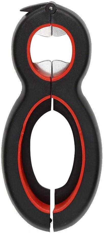 Jar Opener 6 in 1 Multi Function Bottle Opener Manual Opener Get Lids Off Easily Portable Lid Twist Off Non-Slip for Weak Hands Seniors with Arthritis and Anyone with Low Strength , 2 Pack