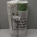 LemonRoad 200 Pcs Christmas Treat Snack Dessert Cups 9 oz Disposable Double Coated Hot Ice Cream Cups Red Green White Polka Dot Striped for Food Soup Hot Cold Drink Xmas Party Supplies