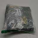 EQOREIIN 30 Pack Small Thank You Gift Bags with Handles 5.5 x 2.4 x 4.7 Inches Mini Green Gift Bags with Bow Ribbon Tiny Party Favor Bag Bulk for Easter Mother's Day Baby Shower Wedding (Green)