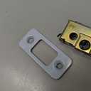 Adjustable Deadbolt Latch 2-3/8'' or 2-3/4'' Backset, Replacement Latch for Single Cylinder Deadbolt, Screws with Rounded Strike Plate, Satin Nickel