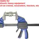 18 Quick Coupler Mate Pipe Clamps Includes 4 Duo-Jaw Sets(2 * 1/2" + 3/4" and 2 * 7/8" + 3/8" Jaw) for Hydraulic Pipe Clamps Quick Coupler Tool Suitable Excavators, Tractors etc.