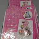 3 x Halloween Cupcake Stand Decoration 3 Tier Halloween Cardboard Cupcake Holder Halloween Party Pumpkin Ghost Cat Cupcake Tower for for Trick or Treat Birthday Baby Shower Party Decor (Tree)