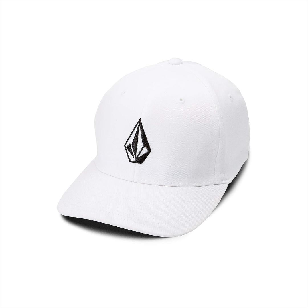 Volcom Men's Full Stone Flexfit Stretch Hat, White-New, Large
