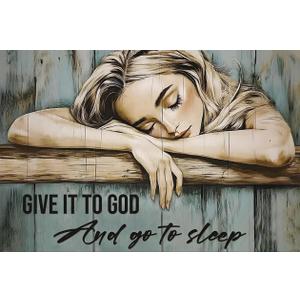 WUSARPLY Inspirational Girl Diamond Painting Kits for Adults, Sleep Girl Diamond Art Kits Full Drill Diamond Dots Paint with Diamonds Gem Arts and Crafts for Beginner Home Wall Decor