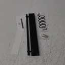 12 Inch Magnetic Knife Holder with 5 Hooks, No Drilling Black Magnetic Strip and Utensil Hanger for Wall