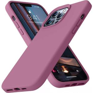 Ktele Compatible with iPhone 13 Pro Case 6.1 inch Premium Liquid Silicone with [Soft Anti-Scratch Microfiber Lining] Gel Rubber Full-Body Bumper Protection Case for iPhone 13 Pro-Lavander Purple